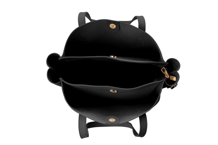 Lucky Bees Bolso de Mano Negro
